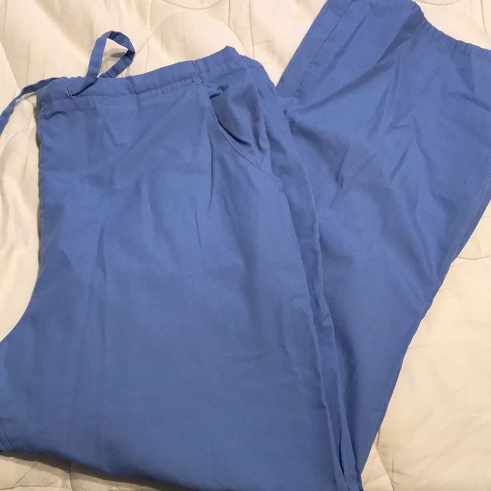 Blue scrub bottoms
